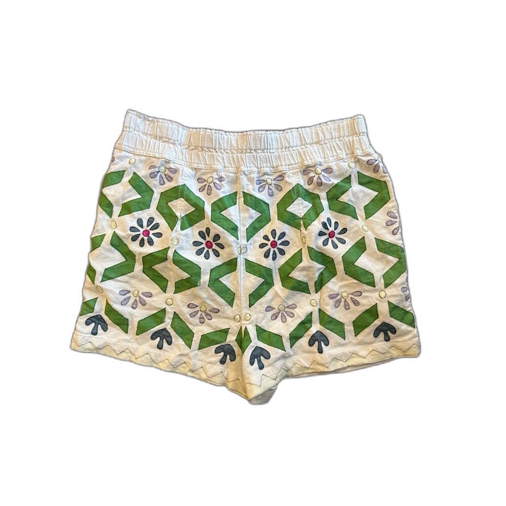 Anthropologie Vintage Quilt Shorts Medium